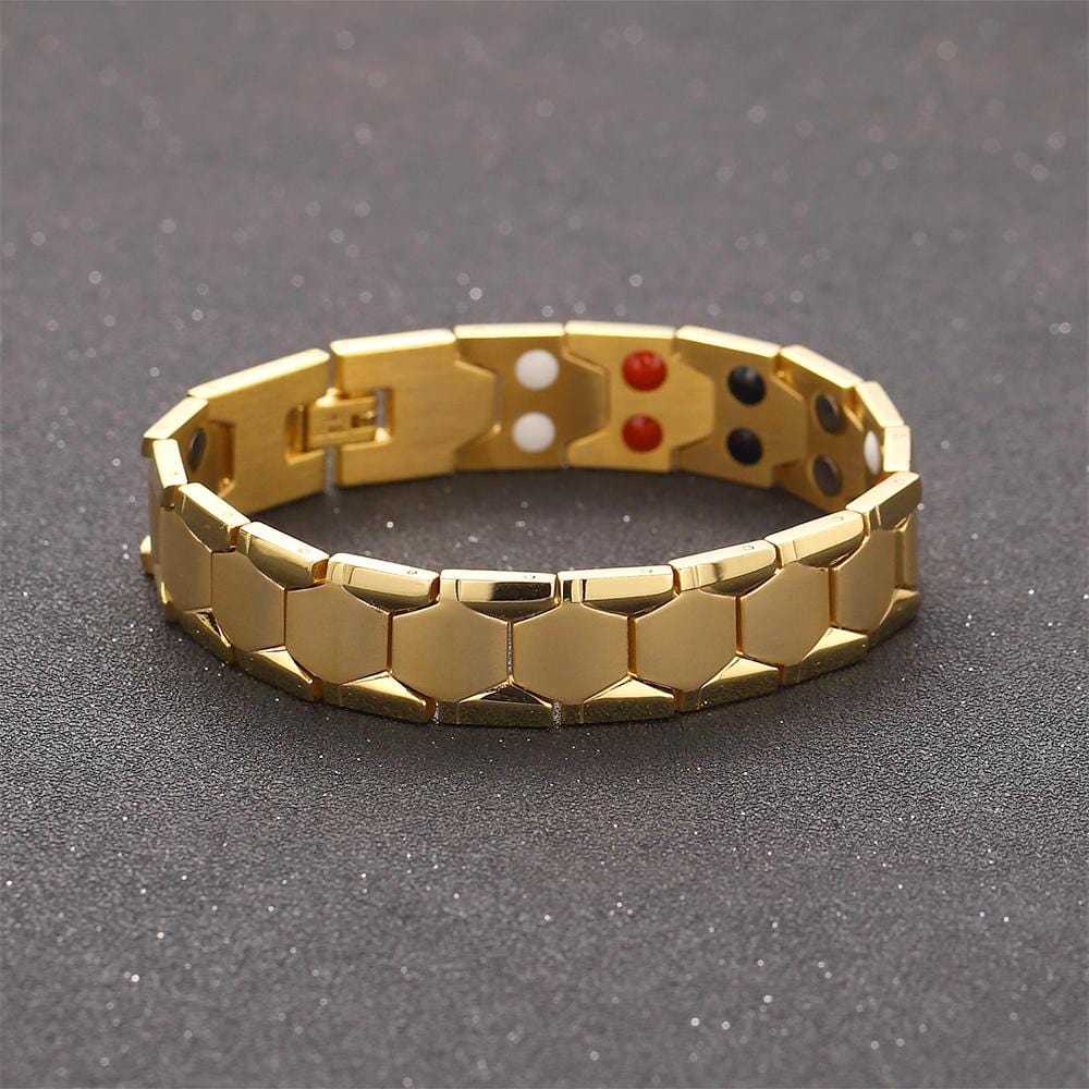 Watch Band Chunky Stack Gold Layered Bracelet
