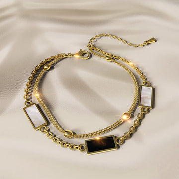 Esme Quadrate Layered Bracelet