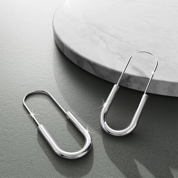 Havana White Gold Dangle Earrings