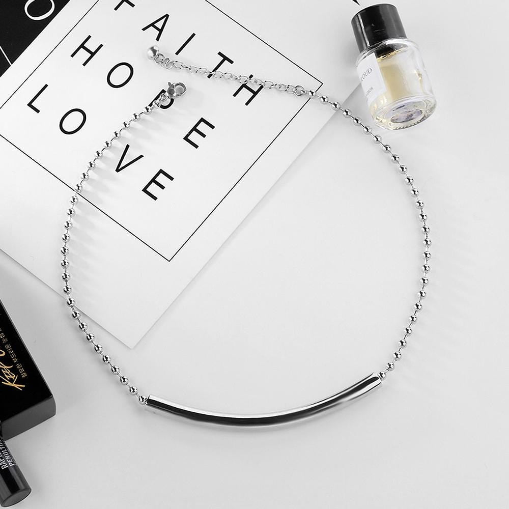 Haefa Choker Necklace White Gold - Brilliant Co