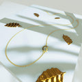 Bold Alphabet Letter Initial Charm Necklace in Gold Tone - 27