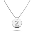 Initials Fabulous Alphabet Letter Necklace White Gold Layered Steel Jewellery - 102