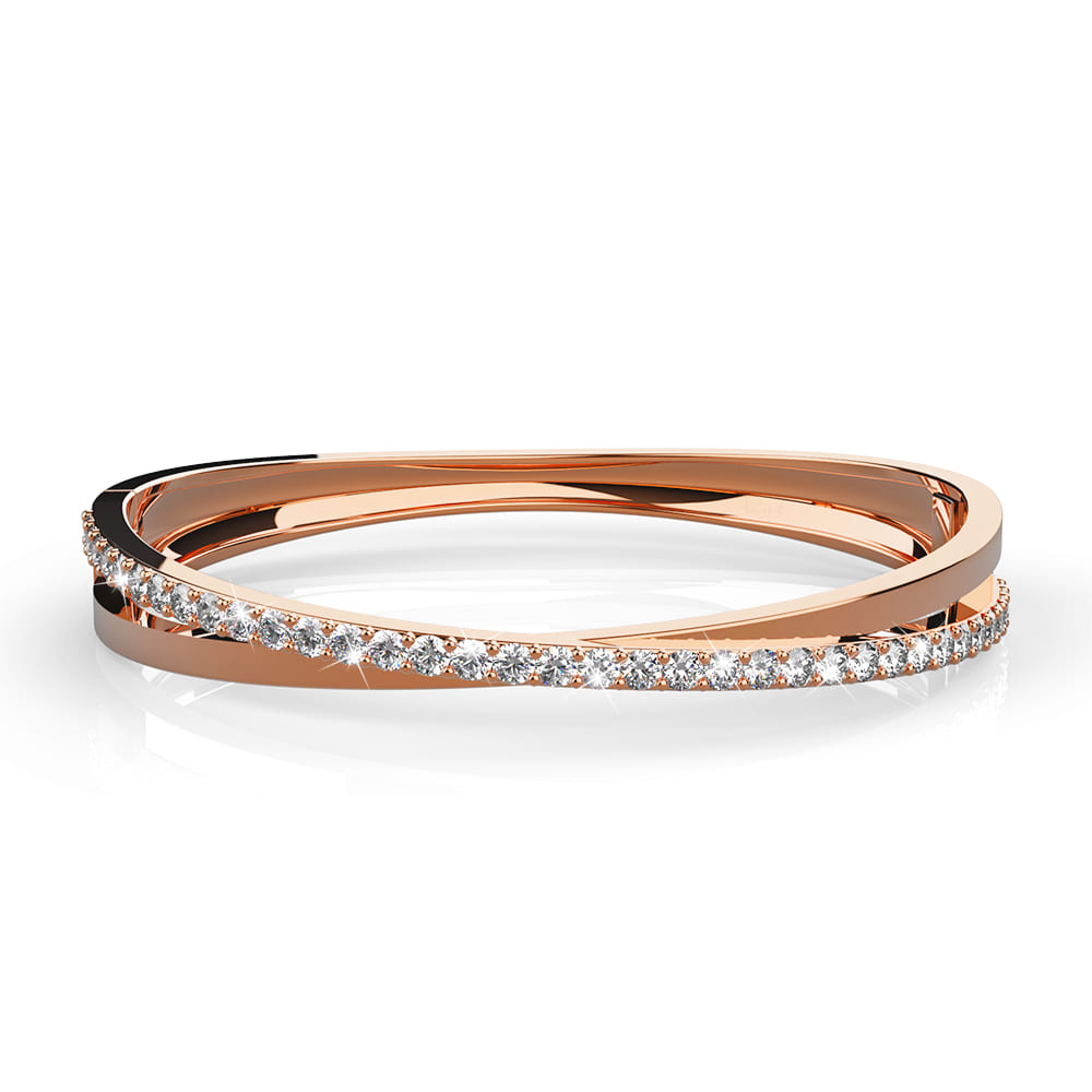 Perfection Bangle Embellished with Swarovski® crystals