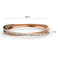 Perfection Bangle Embellished with Swarovski® crystals