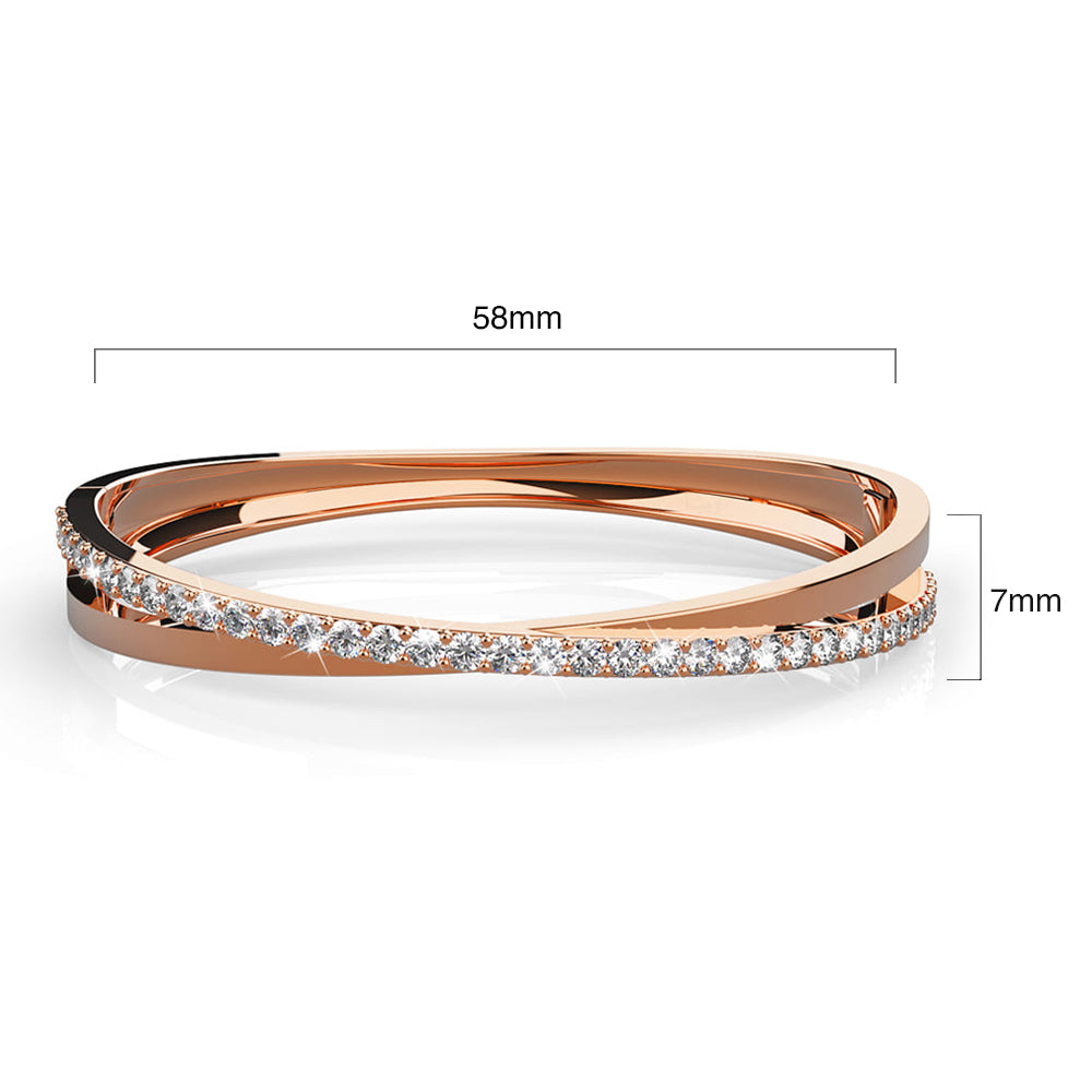 Perfection Bangle Embellished with Swarovski® crystals