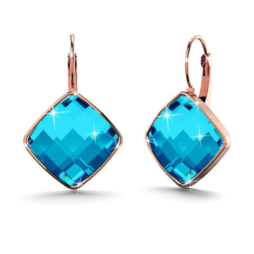 Oriental Princess Earrings Embellished with Swarovski crystals
