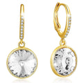 Precious Drop Earrings Clear Embellished with Swarovski® crystals