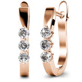 Hoop Earrings Embellished with Swarovski® crystals