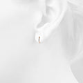 Hoop Earrings Embellished with Swarovski® crystals