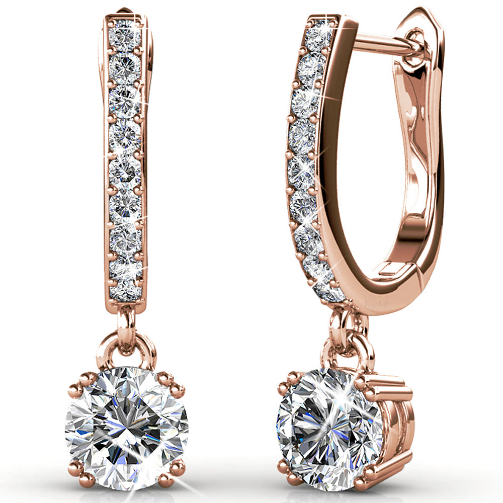 Dangle Earrings Embellished with Swarovski® crystals