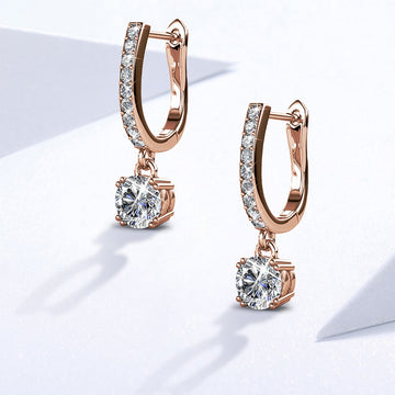 Dangle Earrings Embellished with Swarovski® crystals