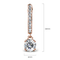 Dangle Earrings Embellished with Swarovski® crystals