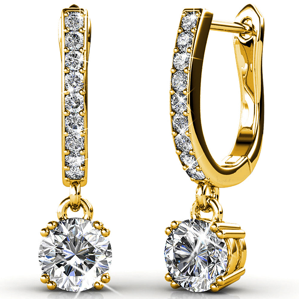 Dangle Earrings Embellished with Swarovski® crystals
