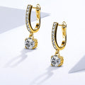 Dangle Earrings Embellished with Swarovski® crystals