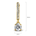 Dangle Earrings Embellished with Swarovski® crystals