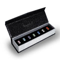 Boxed 7 Day Earrings Set Embellished with Swarovski  crystals
