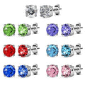 Boxed 7 Day Earrings Set Embellished with Swarovski  crystals