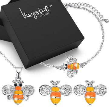 Bumblebee Crystal Jewellery Set - Brilliant Co