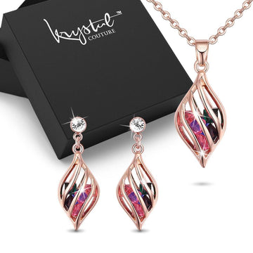 Colourful Lilo Necklace and Earrings Set