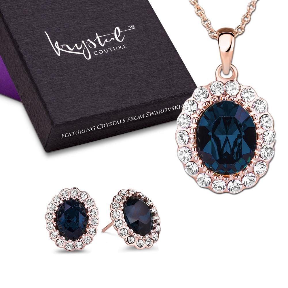 Swaroski orders Necklace with sapphire pendant