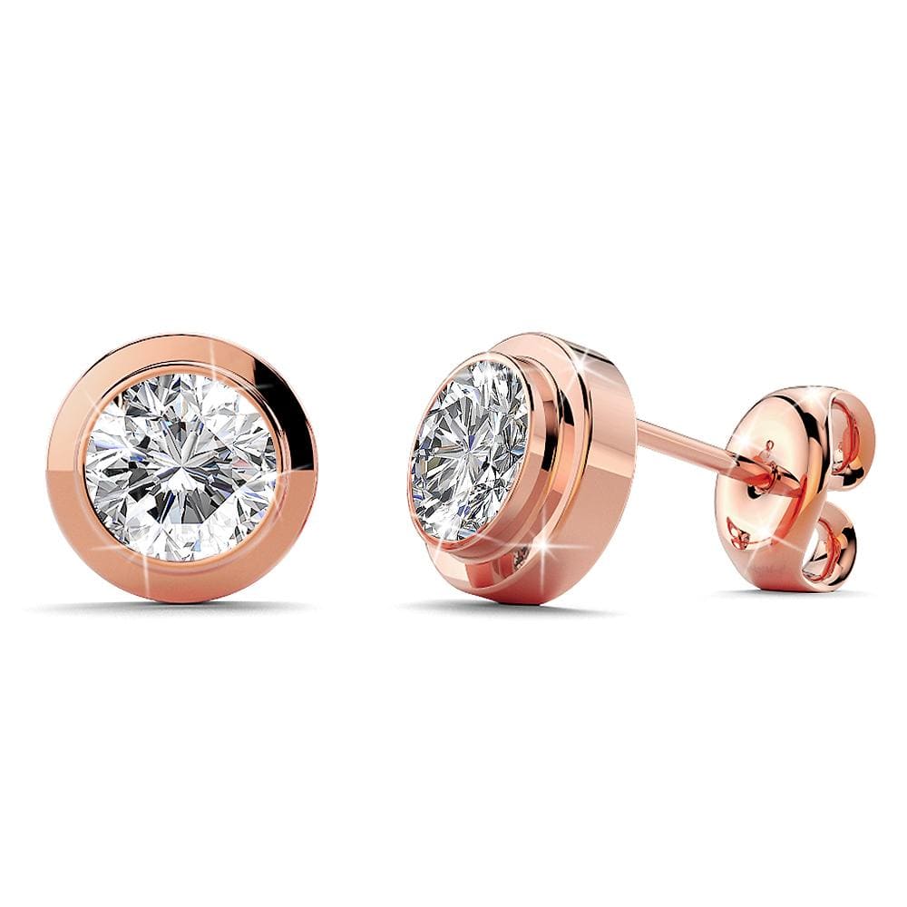 Rose Mount Rose Gold Set Embellished with Swarovski crystals - Brilliant Co