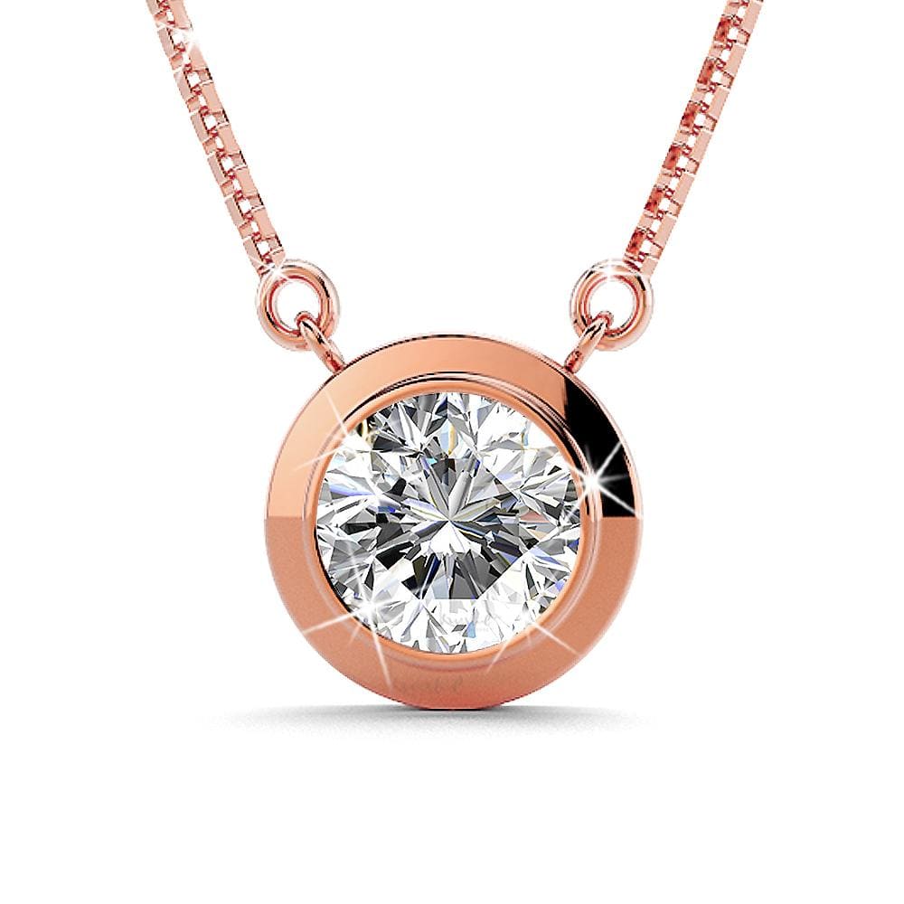 Rose Mount Rose Gold Set Embellished with Swarovski crystals - Brilliant Co