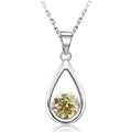 Morning Dew Necklace Embellished with Swarovski  crystals