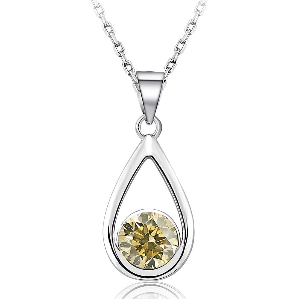 Morning Dew Necklace Embellished with Swarovski  crystals