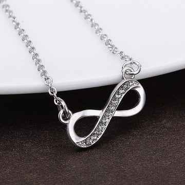 Infinity And Beyond Necklace Embellished with Swarovski® crystals