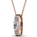 Designer Pendant Necklace Embellished with Swarovski crystals