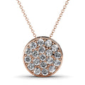 Pave Pendant Necklace Embellished with Swarovski crystals