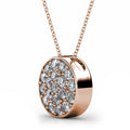 Pave Pendant Necklace Embellished with Swarovski crystals