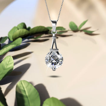 Pendulum Pendant Necklace Embellished with Swarovski® crystals