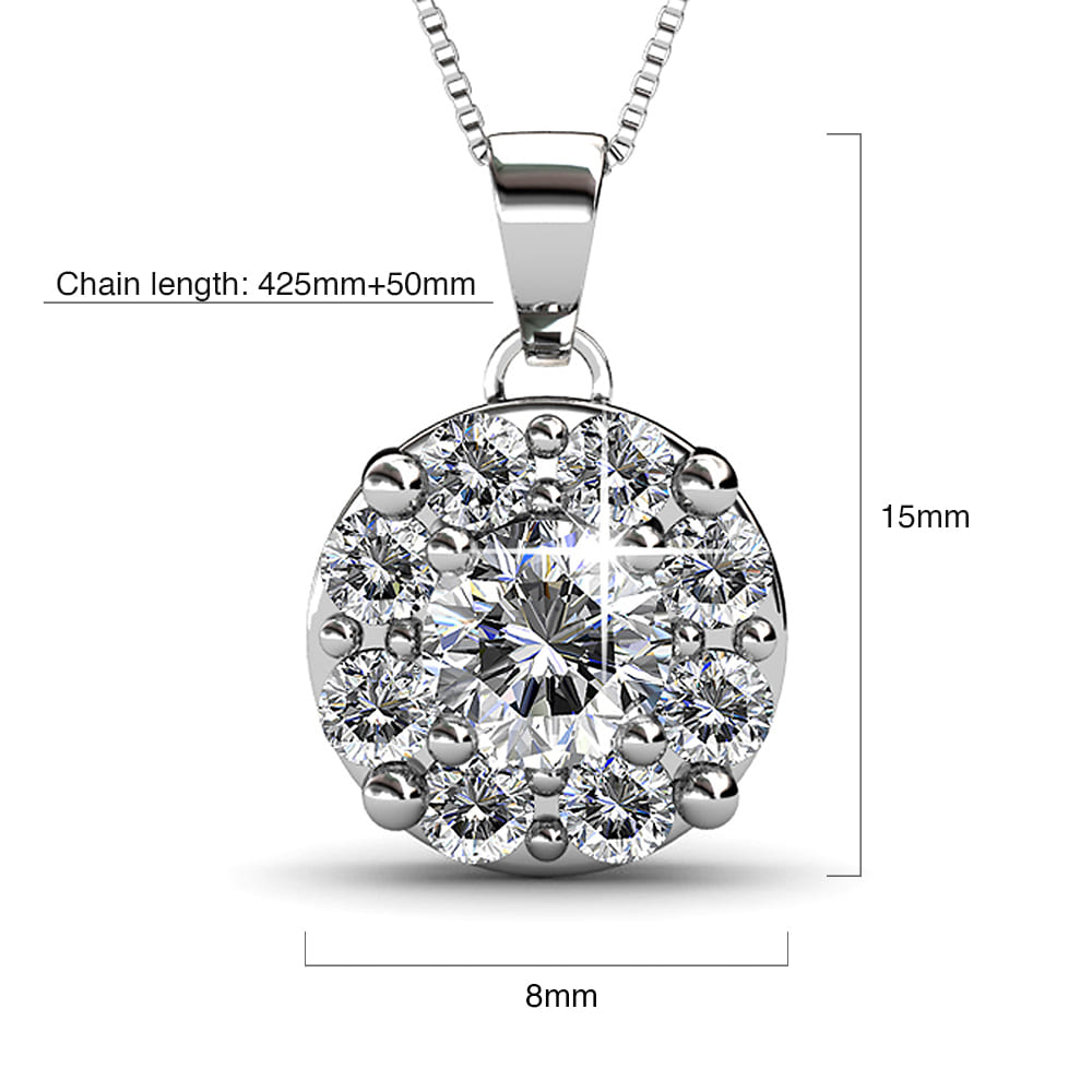 Gala Queen Necklace Embellished with Swarovski® crystals