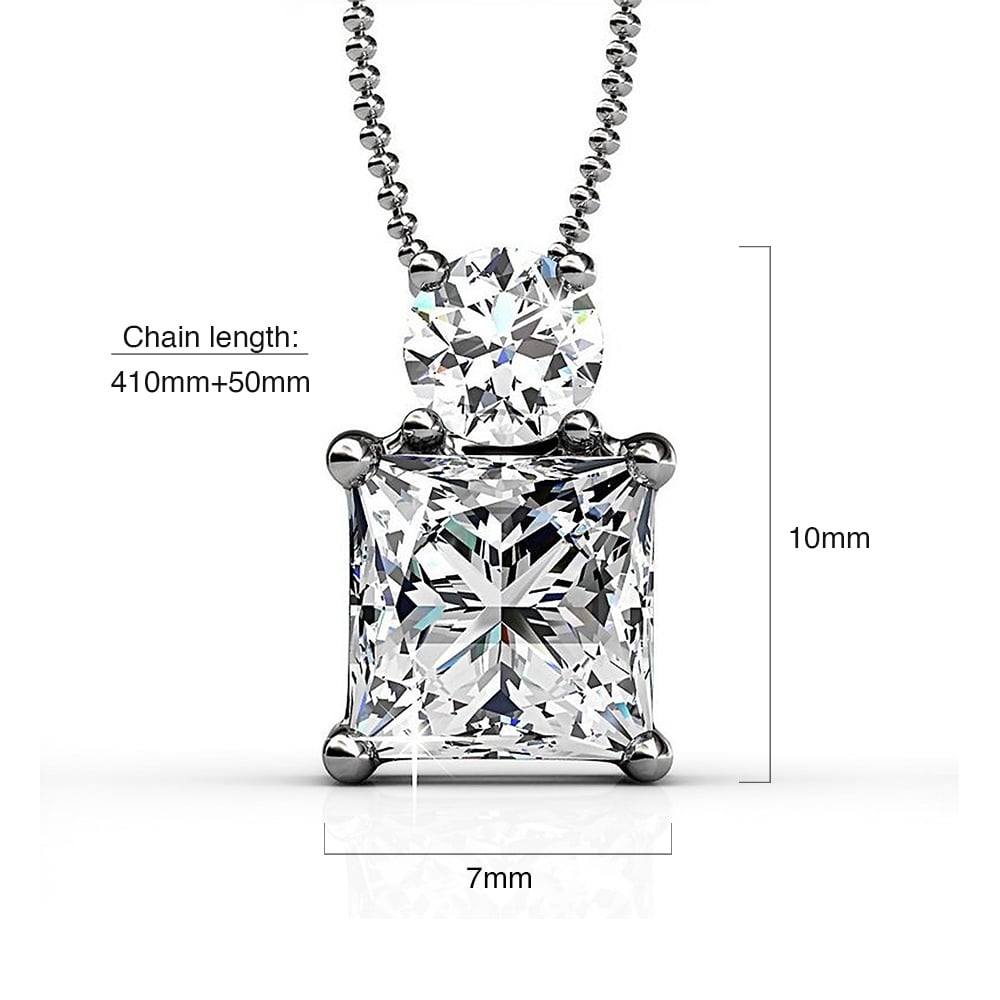 Treasure Piece Short Necklace Embellished with Swarovski® crystals