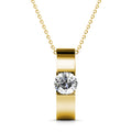 Shine Bright Pendant Necklace in Gold Embellished with Swarovski® crystals
