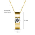 Shine Bright Pendant Necklace in Gold Embellished with Swarovski® crystals