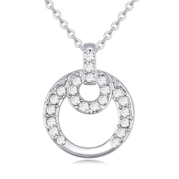 Round Necklace Embellished with Swarovski® crystals