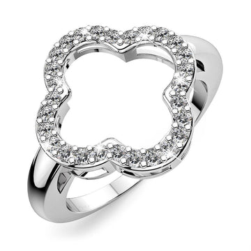 Clover Ring Crystal Embellished With SWAROVSKI® Crystals