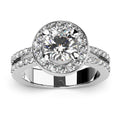 Bloom Halo Ring Embellished With SWAROVSKI® Crystals