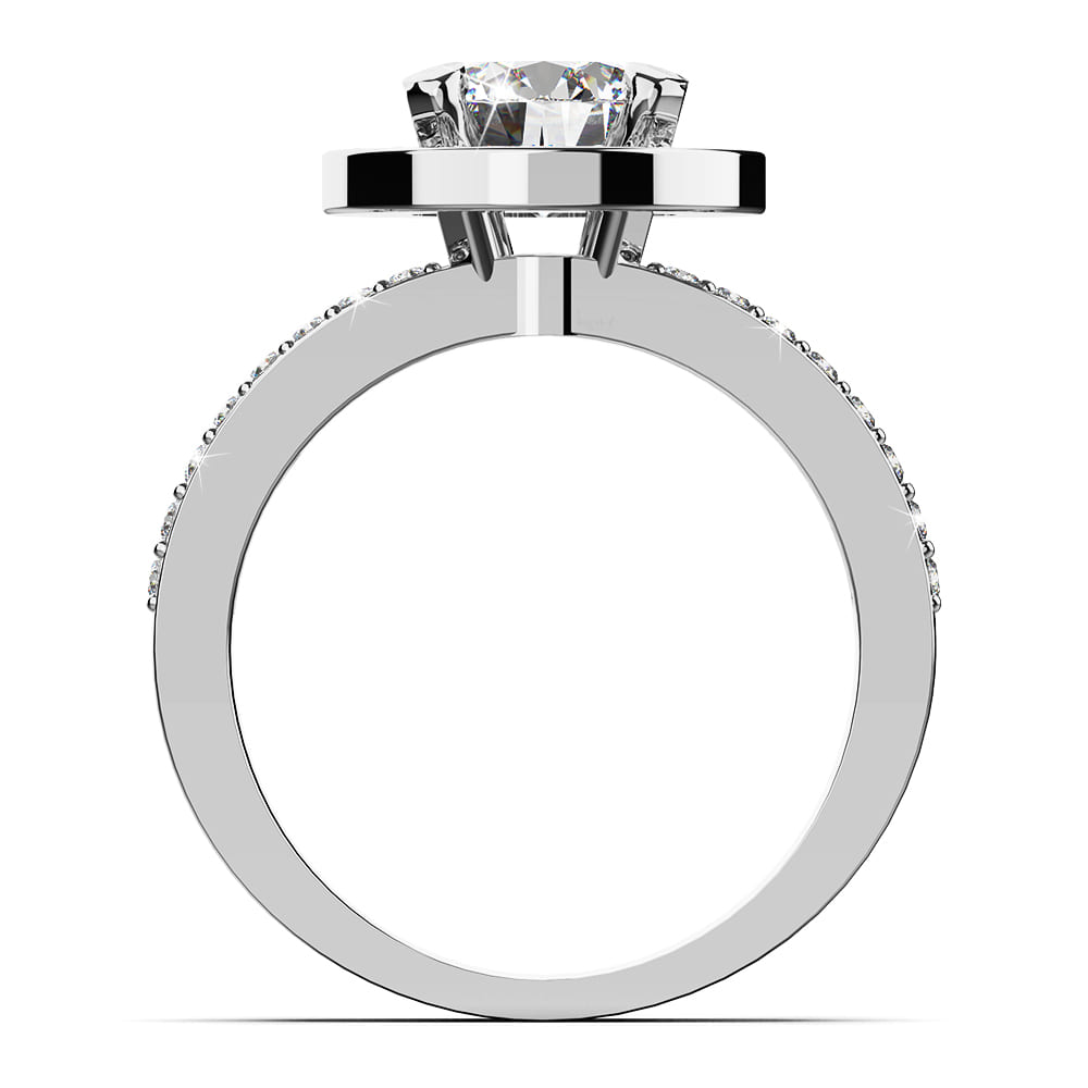 Bloom Halo Ring Embellished With SWAROVSKI® Crystals