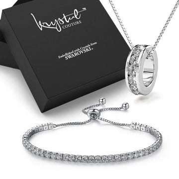 2pc Swarovski® Crystal Embellished Set - Brilliant Co
