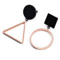 2pc Geometric Shape Dangle Earrings Set - Brilliant Co