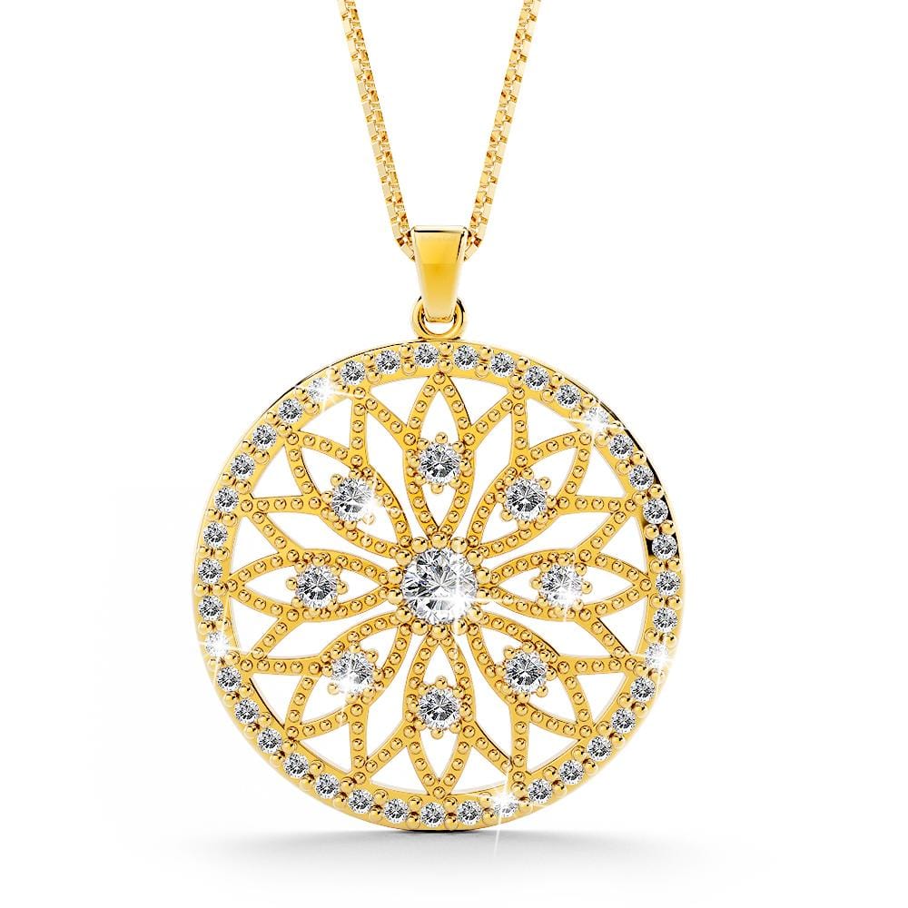 Boxed Flower of Life Intricate Gold Set - Brilliant Co