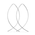 Boxed 2 Pairs of Fish Hoop Earrings in Silver & Gold Plated - Brilliant Co