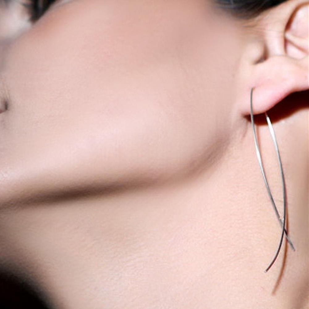 Boxed 2 Pairs of Fish Hoop Earrings in Silver & Gold Plated - Brilliant Co