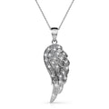 Boxed Fly High Wing White Gold Set Embellished with Swarovski® Crystals - Brilliant Co