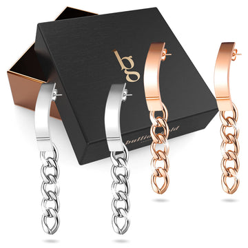 Boxed Set Dramatic Long Chain Drop Earrings