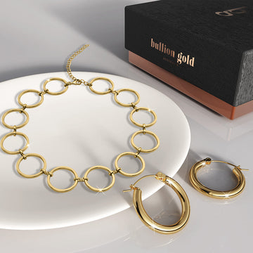Boxed Coterie Necklace And Earrings Set