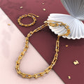 Boxed 3 Pieces Jewellery Set in Gold